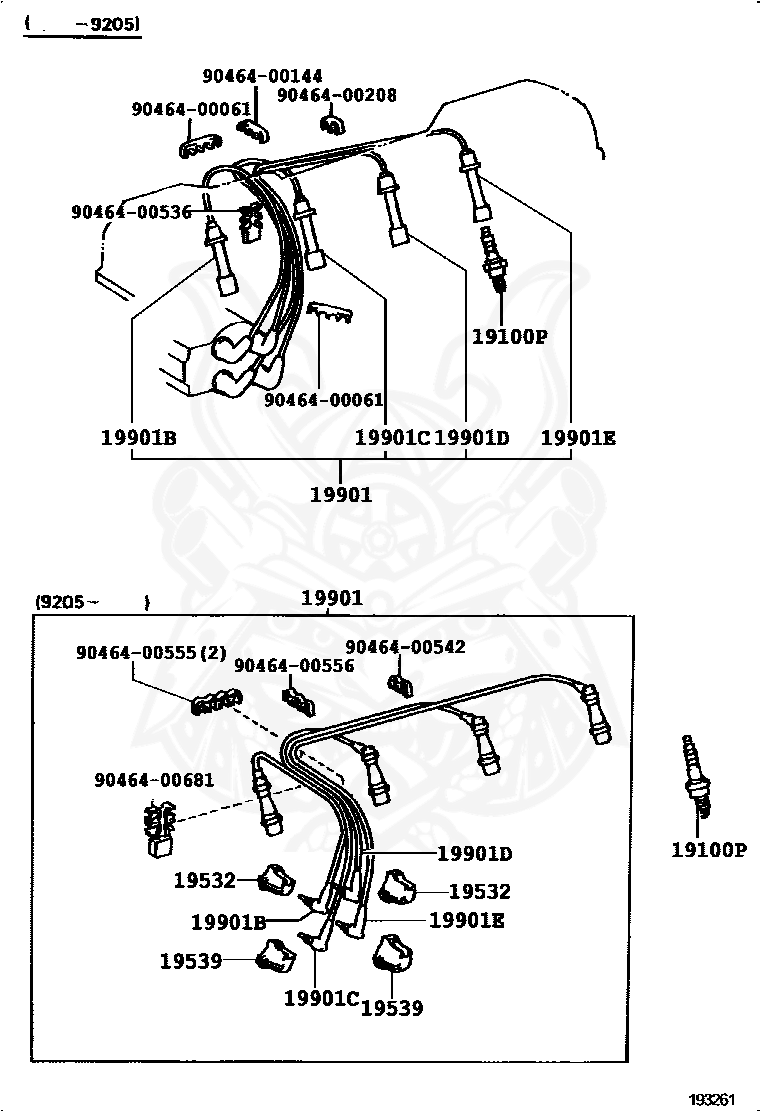Toyota - Holder, Resistive Cord, No.1